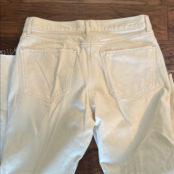NWT Express Cream Mid Rise Flare Jeans - Picture 6 of 7